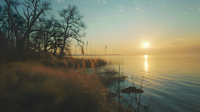 Peaceful Chesapeake Bay Sunrise