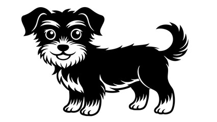 Adorable Dog Vector Illustration Captivating Canine Art for Your Designs
