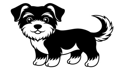 Adorable Dog Vector Illustration Captivating Canine Art for Your Designs