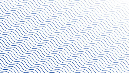 Blue wave line abstract background vector image
