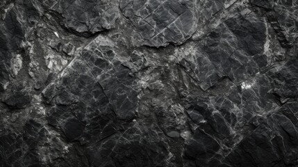Abstract background of natural dark grey stone or rock monochromatics