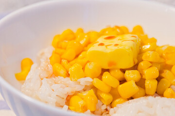 おいしいトウモロコシご飯