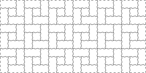 A mixture of two-tile zig zag paving patterns, forming a seamless interlocking subway blocks texture, perfect for both print and digital backdrop resources.