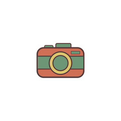 Camera Retro Vintage Icon Design