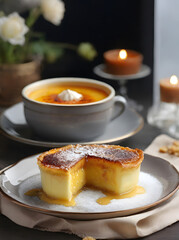The Beautiful Charm of Crème Brûlée. Generative AI