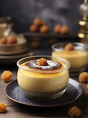 The Beautiful Charm of Crème Brûlée. Generative AI