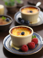 The Beautiful Charm of Crème Brûlée. Generative AI