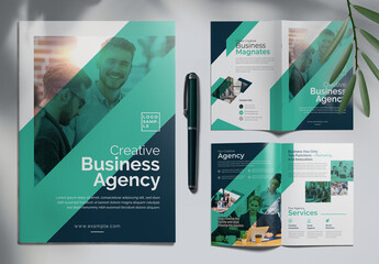 Corporate Bifold Business Brochure Template