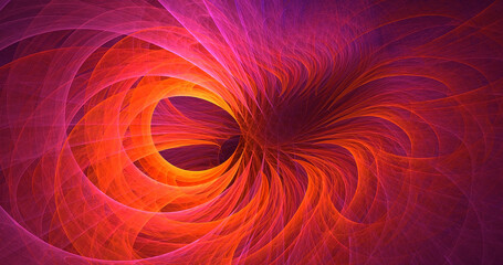 3D manual rendering abstract colorful fractal light background. Its not AI Generatd illustration.