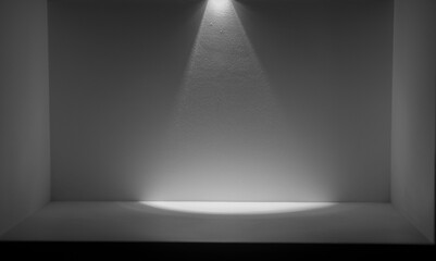 Blue light and shadow display image