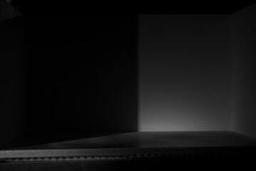 Blue light and shadow display image