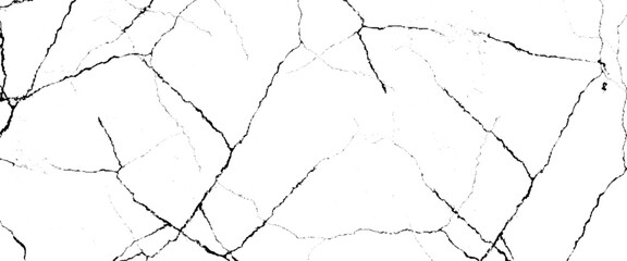 Vector scratch grunge rusty background, realistic cracks on dry paint surface on transparent background.