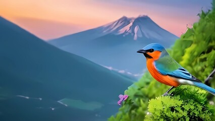 bird on the hill