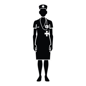 recommend clip art: Nurse Silhouette