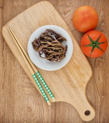 한국 전통음식 고사리 무침