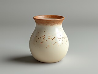 ceramic decorative jar close up