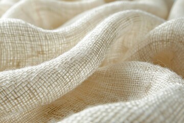 White Tissue Under Microscope: Deep Macro Shot of Microstructure for Stylish Background Visuals