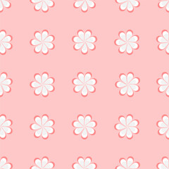 Ethnic Abstract Geometric Pattern Background red and white tones pink background. For printing on materials, wallpaper, fabric pattern, report covers, clothing pattern, boxes pattern.