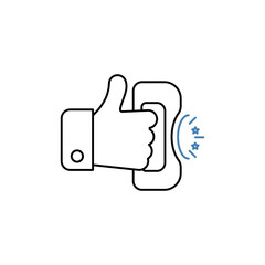 3d scanner concept line icon. Simple element illustration. 3d scanner concept outline symbol design.