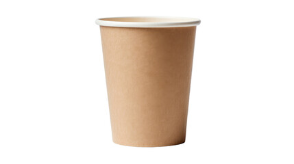 A Cup of Coffee on a White Background. On a White or Clear Surface PNG Transparent Background..