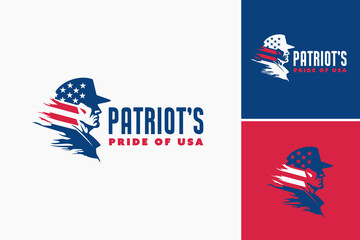 Patriot’s Pride of USA Logo Template embodies patriotism and national pride, ideal for American-themed brands and organizations.