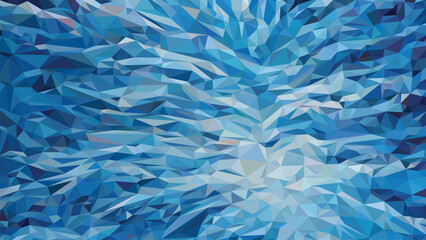 Vector Low poly abstract blue sky background, trendy, geometric, business luxury polygonal wallpaper