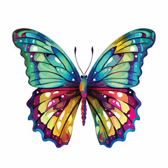 Butterfly Clipart clipart isolated on white background