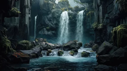 Foto op Plexiglas waterfall © faiz