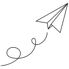 Doodle Paper Airplane