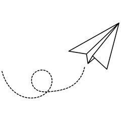 Doodle Paper Airplane