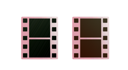 film icon symbol red