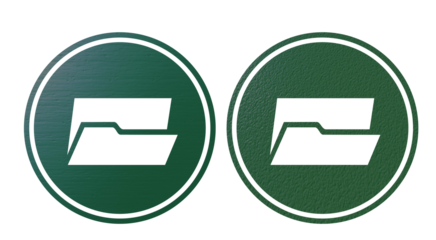 file icon green with texture