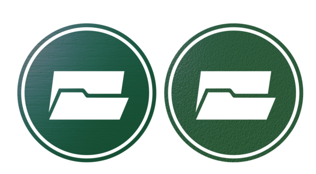 file icon green with texture - Powered by Adobe