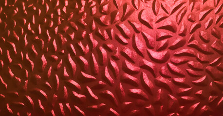 Bright red foil texture with glossy shine and high reflection, ideal for adding touch of luxury to valentine's day or festive-themed designs.