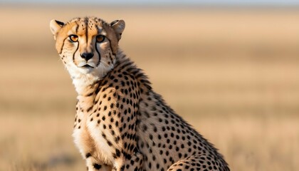 A Cheetah With Its Eyes Wide Scanning The Horizon Upscaled 7