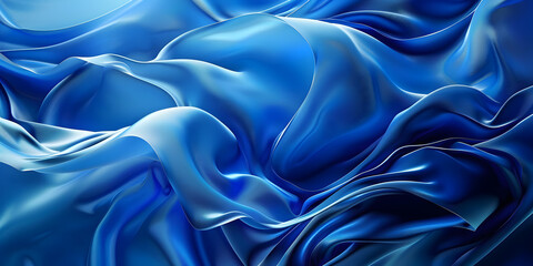 Obraz premium a dynamic abstract blue background, showcasing the elegance and sophistication of the color blue in a contemporary context