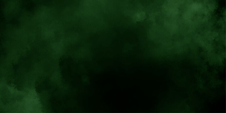 Dark green digital art abstract illustration of smoke cloudy vape vector