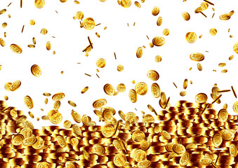 降り注ぐ金貨