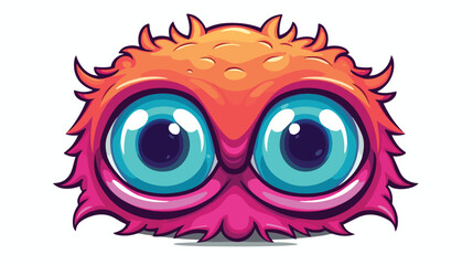 A cartoon illustration of an eyeball monster 