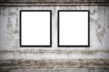 Blank advertising billboard or wide screen television