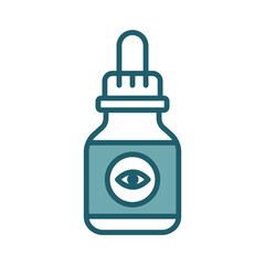 eye drops icon vector design template in white background