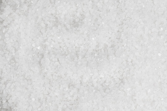 Natural sea salt background texture close up. coarse grind. ultra purified natural