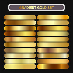 swatches of cool gold gradations