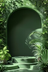 a green wall