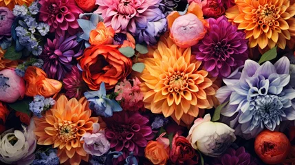 Foto op Plexiglas bouquet of flowers © Wallpaper