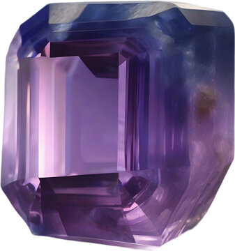 Sapphire stone, colorful gemstone clipart.
