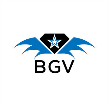 BGV letter logo. technology icon blue image on white background. BGV Monogram logo design for entrepreneur and business. BGV best icon.	
