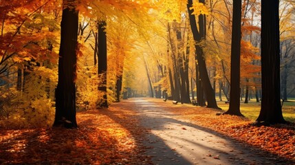 autumn in the forest