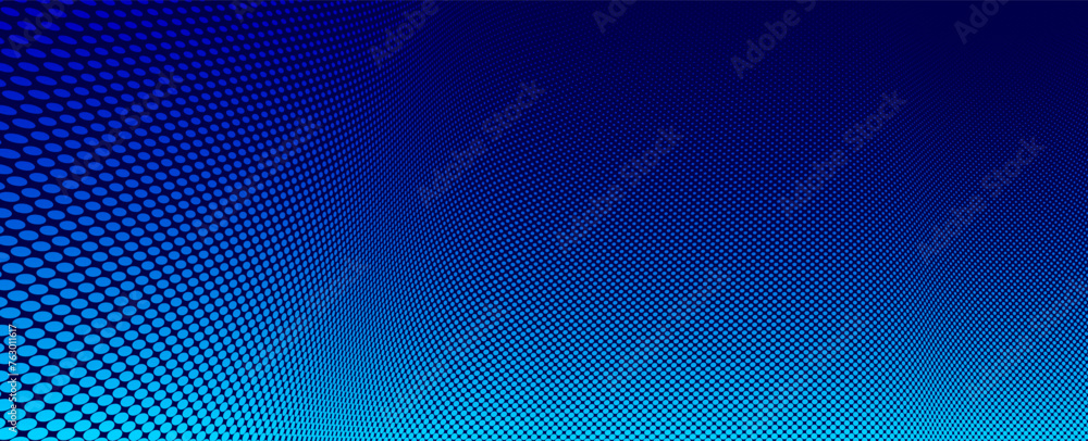 Poster blue lines in 3d perspective vector abstract background, dynamic linear minimal design, wave lied pa