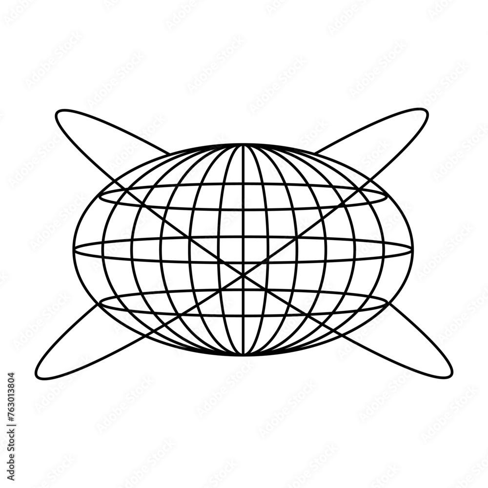 Poster abstract vector shapes elements transparent